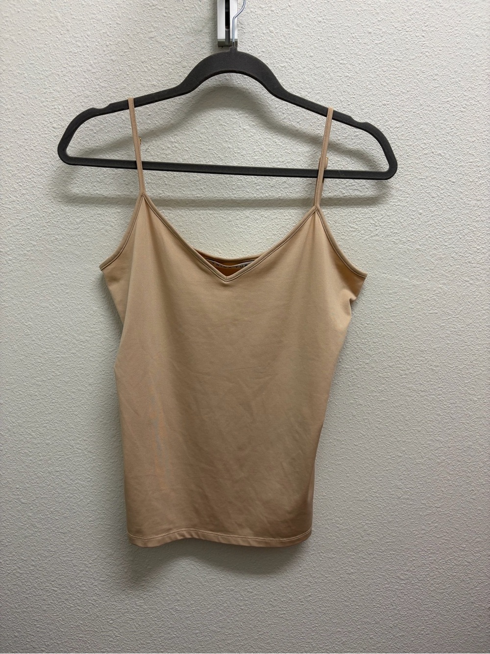 NWOT Trina Turk Beige Spaghetti Strap V-Neck Camisole